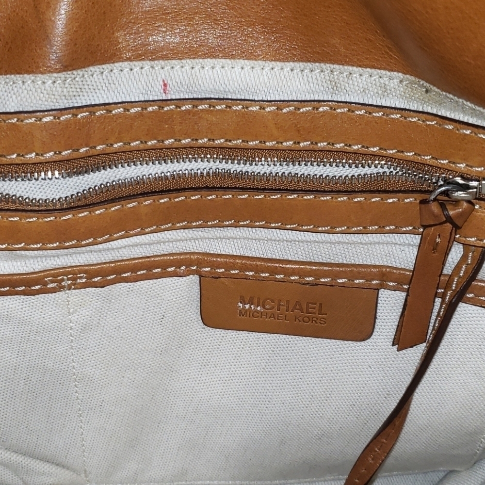 Michael kors brown leather bag - Picture 9 of 17